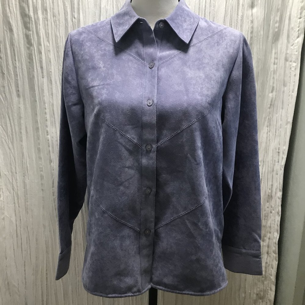 Relativity ~ Long Sleeve Button Down Petite Small